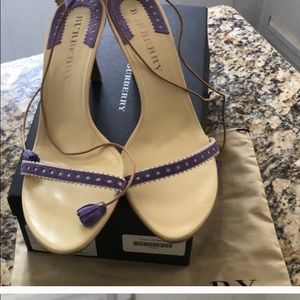 Burberry London tie/tassel sandal size 40 OBO